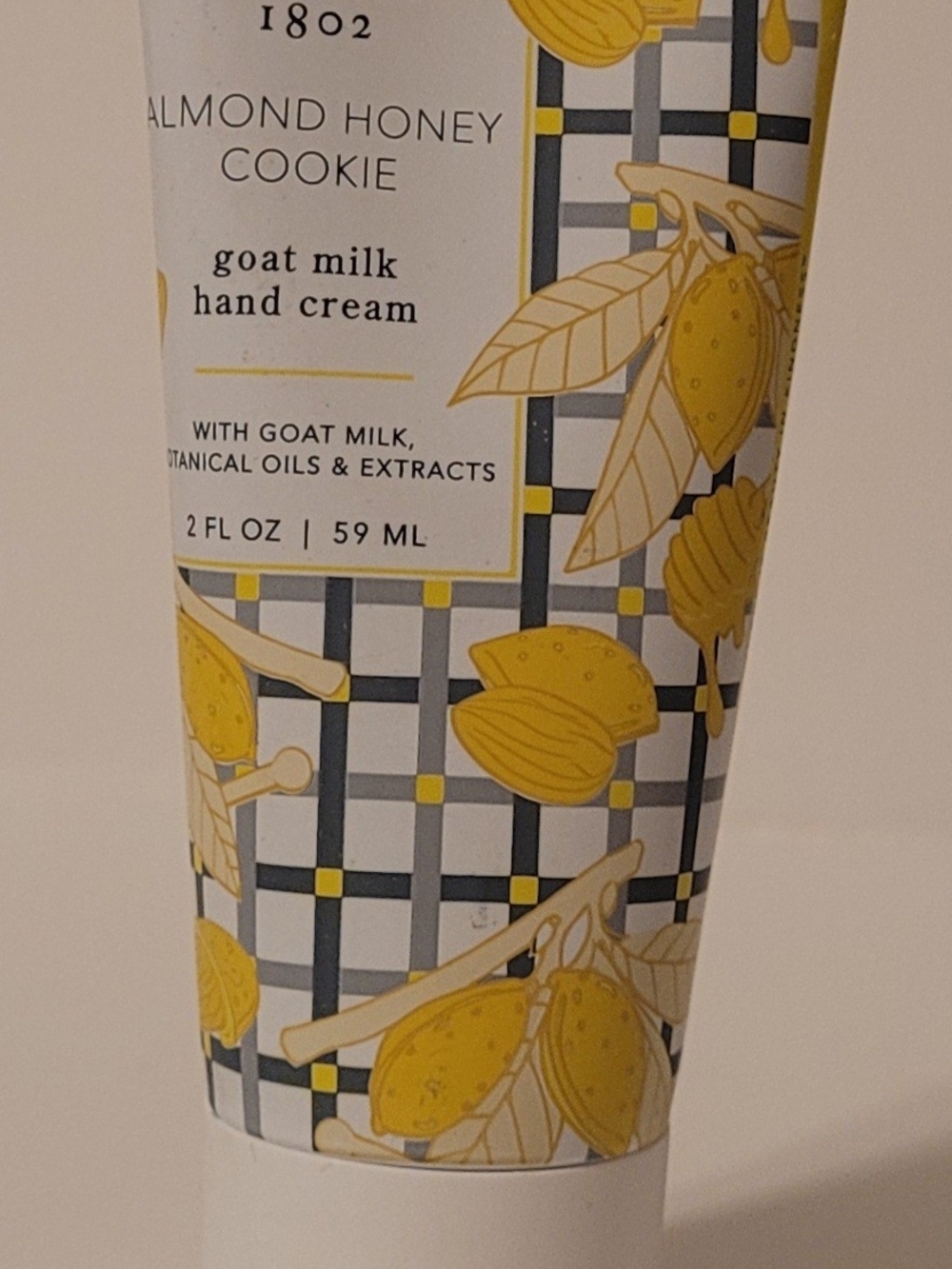 NEW Beekman 1802 Almond Honey Cookie Goat Milk Hand Cream 2 oz Shea Butter
